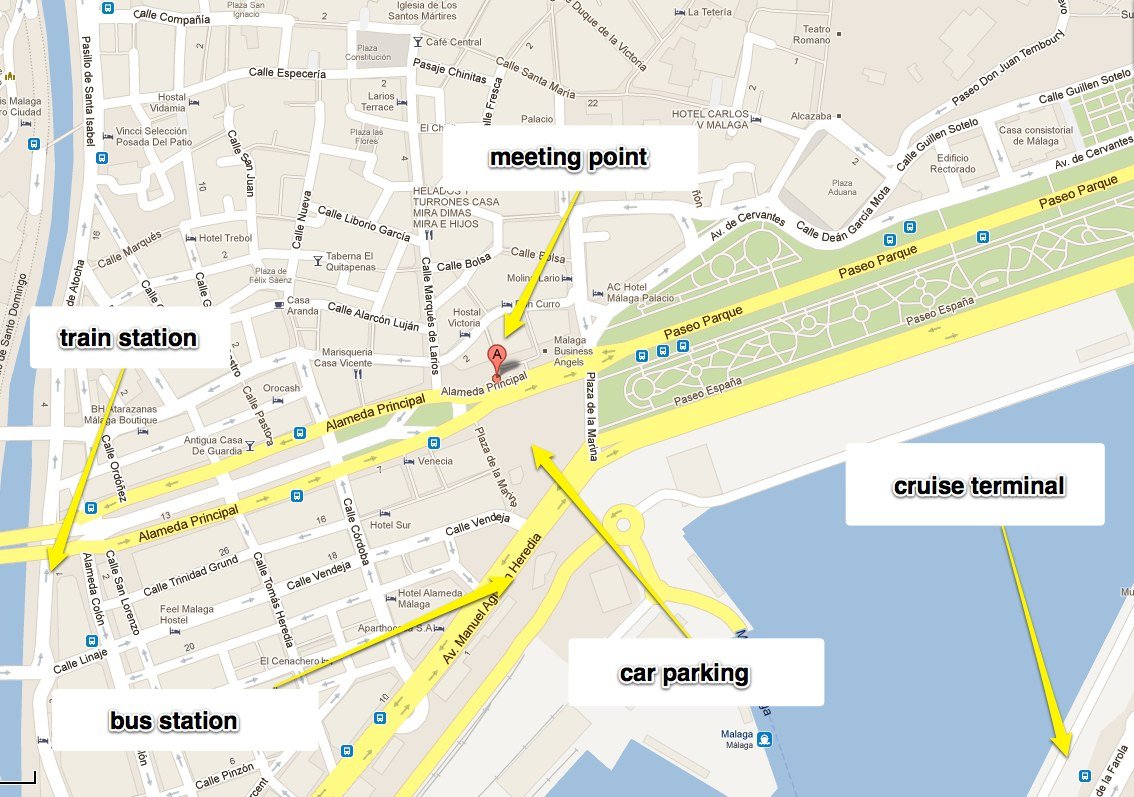 Malaga Google Maps 