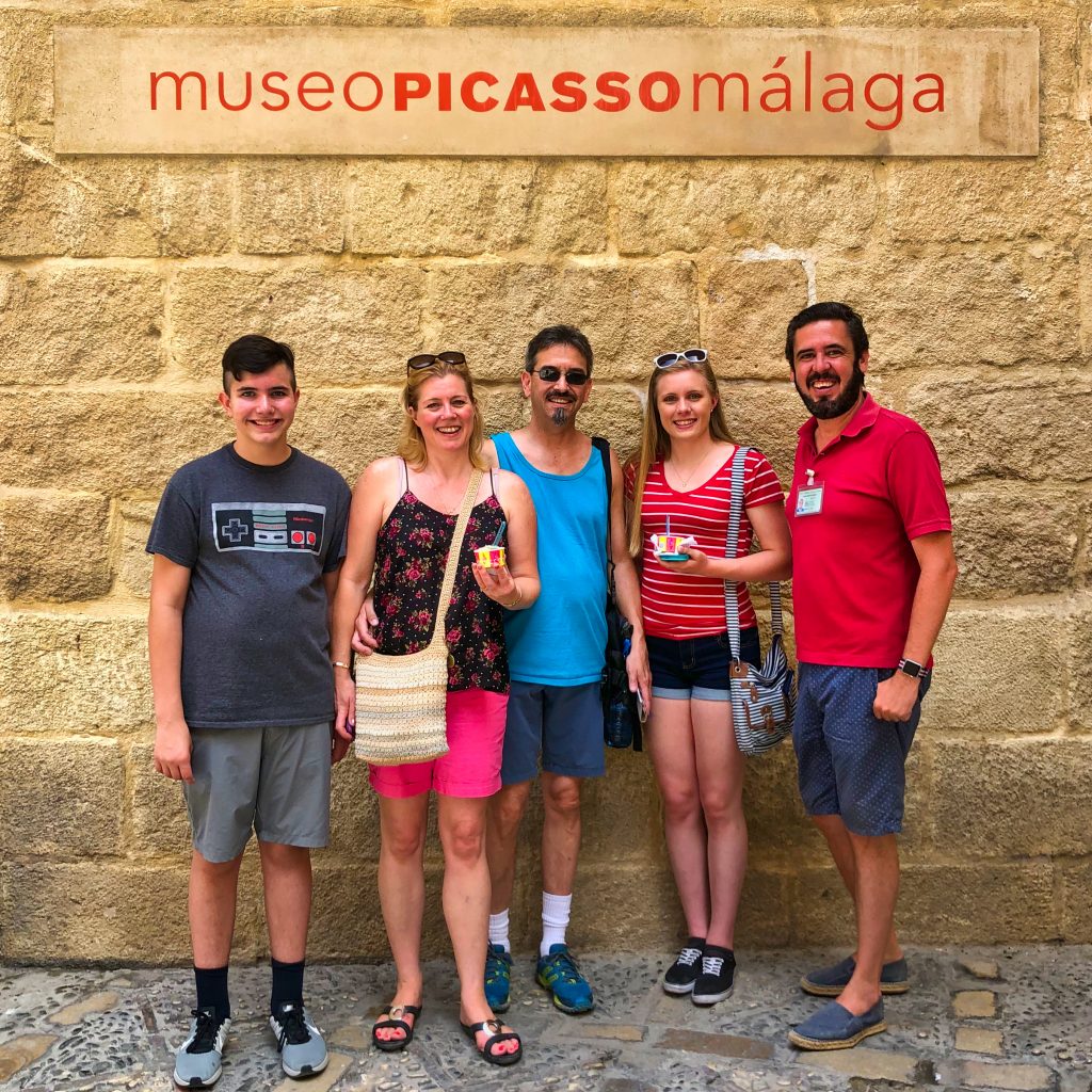 Bereit, Picasso Museum zu besuchen